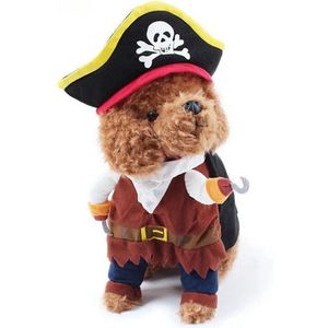 Pawsource Hondenkostuum - grappig pak honden - halloween honden - dierenkleding - Piraten kostuum
