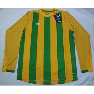 Umbro childrens San Siro L/S Jersey geel/ groen 158