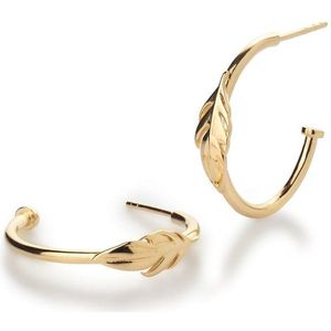 Pluma Roja Gold Hoops oorbellen