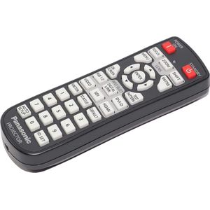 Afstandsbediening geschikt voor de PANASONIC PT-RZ870LWE beamer, vervangt N2QAYA000060
