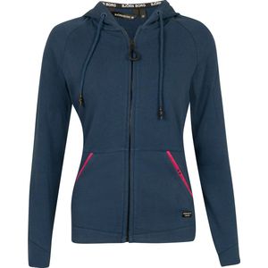 Bjorn Borg Hooded Jacket Deona - Vest - Dames - Blauw  - Maat 36