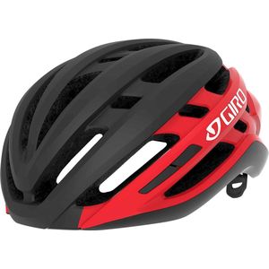 Giro Sporthelm - Unisex - Zwart/rood/wit 52,0-55,5 hoofdomtrek