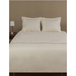 Yellow Dekbedovertrek Newbury - Eenpersoons - 140x200/220cm - Cream