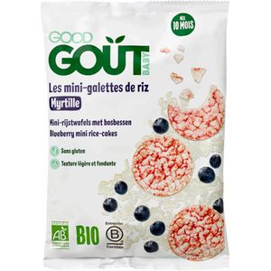 Good Goût Mini Bosbessen Rijst Soesjes Vanaf 10 Maanden Biologisch 40 g
