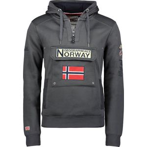 Geographical Norway Hoodie / Pullover Gymclass Db Gtx Men 054 Dark Grey-4XL