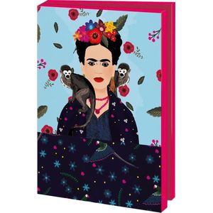Bekking & Blitz - Kaartenmapje - Set wenskaarten - Kunstkaarten - Museumkaarten - Zelfportret - inspired by Frida Kahlo - Mexicaanse kunstenares - 10 stuks - inclusief enveloppen