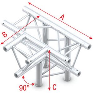 Showtec Truss GT30 Driehoek 020 5-weg kruis