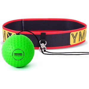 YMX BOXING Reflexbal - 4 ballen + 2 hoofdbanden, ideaal voor het trainen van reflexen, reactievermogen en oog-handcoördinatie