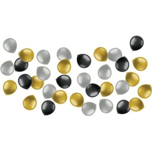 Folat - ballonnen Rich Metallics 13 cm - 50 stuks (mini)