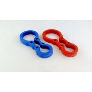 3-in-1 Allesopener- Rubber - Universeel - Voor deksels en potten - Dekselopener - Potopener - Flesopener - Pot Opener - Fles opener - Pottenopener - Flesopener - Reuma Hulp