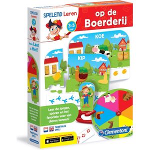 Clementoni - Op de Boerderij - Educatief spel