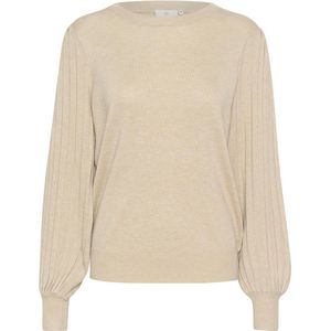 Kaffe Trui Kalone Knit Pullover 10507905 1513051 Feather Gray Melange Dames Maat - XS