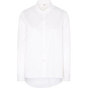 ETERNA 1863 dames blouse A-lijn - twill satijnbinding - wit - Maat: 44