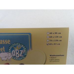 ABZ - Aankleedkussenhoes - Creme - 68x83