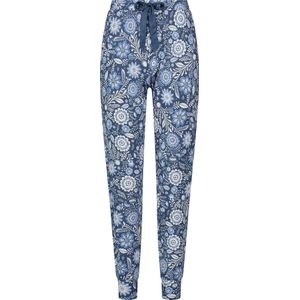 Hunkemöller Dames Nachtmode Petite pyjamabroek - Blauw - maat XS