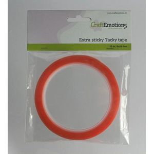 Extra sticky tape 10 Meter Rood 6 mm
