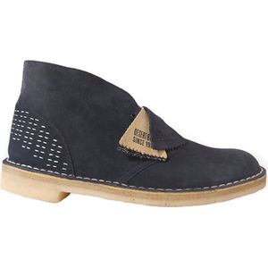 Clarks Veterboot Desert Boot Navy Sashiko Suède