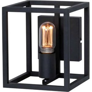 Freelight Esteso wandlamp - eenlichts - frame - 18 cm breed - excl. E27 lichtbron - zwart