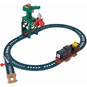 Fisher-Price Thomas & Friends Playset Diesel & Cranky Bezorgingsduo - Gemotoriseerd - 180cm