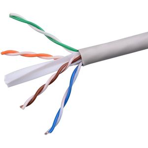 Cat 6 UTP 10 Gbps Netwerkkabel / Internet Kabel / LAN kabel / UTP kabel 4pr 23 AWG Zonder stekkers - 75 Meter