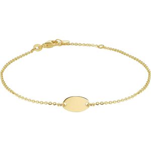 N-joy Trendstyle 14 karaats geelgouden armband model 18910