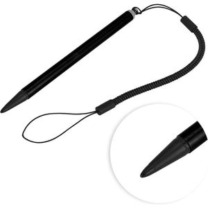 Touch-pen voor Resistieve Touchscreens met Springtouw - Zwart .