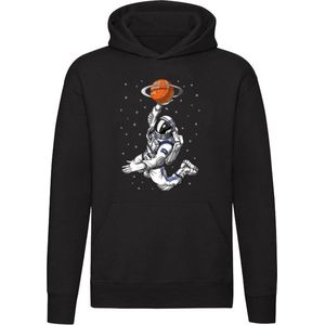 Astronaut Basketbal Hoodie - ruimtevaart - planeet - sport - maan - ruimte - space - unisex - trui - sweater - capuchon
