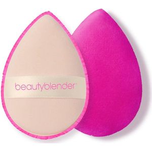 Dubbel Functioneel Wasbaar Make-up Sponsje en Poederkwast - Roze