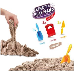 PLAY IT Kinetisch Zand 3 KG Bruin - Speelzand - Magic Sand