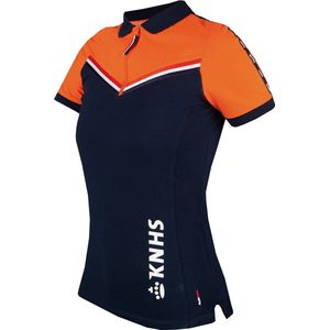 Knhs Polo Knhs Donkerblauw-oranje