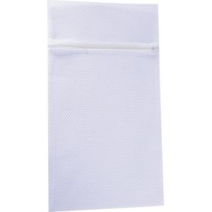 MSV Waszak voor kwetsbare kleding wasgoed/waszak - wit - Medium size - 45 x 25 cm