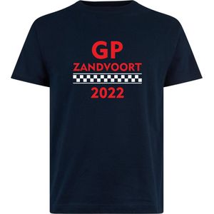 T-shirt GP Zandvoort2022 | Max Verstappen / Red Bull Racing / Formule 1 fan | Grand Prix Circuit Zandvoort | kleding shirt | Navy | maat XXL