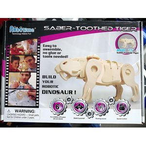 Robotime Saber - Tooth tijger