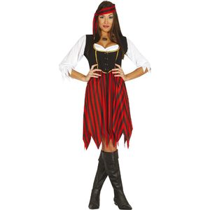 Fiestas Guirca - Volwassenkostuum Pirate dames - maat L (42-44)