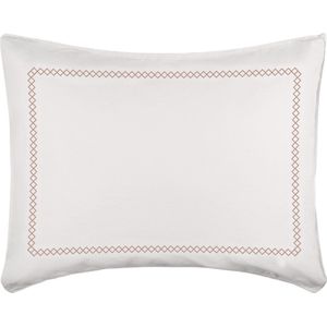 Livello Kussensloop Zigzag White/Stone 60x70