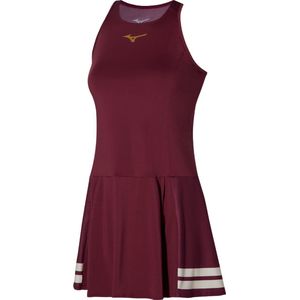 Mizuno Jurk Bordeaux Rood - Tennisjurk - Dames - Maat L