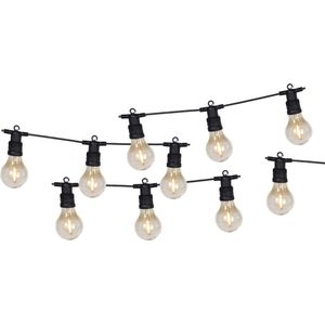 Anna's Collection - Lichtsnoer buiten - Filament - 10 LED Bollen - 10 Meter - Connectable Lichtsnoer - Sfeerverlichting buiten - Feestverlichting - Party lights