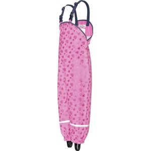 Playshoes - Regentuinbroek voor kinderen - Hartendief - Roze - maat 80cm