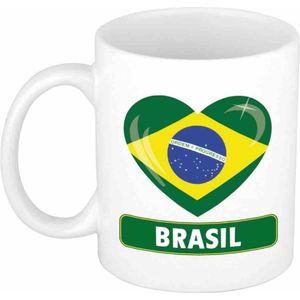 Brazilië Tas/Mok Hartje