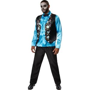 dressforfun - Griezelige cavalier L - verkleedkleding kostuum halloween verkleden feestkleding carnavalskleding carnaval feestkledij partykleding - 302027