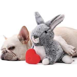 Heartbeat Konijn voor Puppy's - Knuffel met Hartslag Speciaal voor Puppy's - Snuggle Heart Beat BUNNY - Hartslagknuffel - Pluche