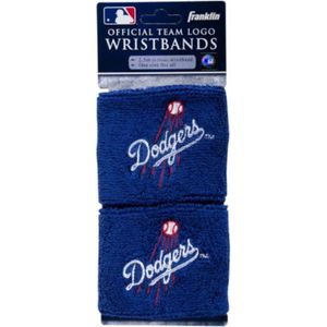 Franklin MLB Embroidered Wristband 2,5 Inch Team Dodgers