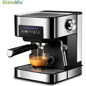 X-Qlusive Koffiemachine - Koffiezetapparaat - 1.6 Liter - 20Bar - Met Melkopschuimer - Semi-automatisch - Espresso - Cappuccino - Grijs