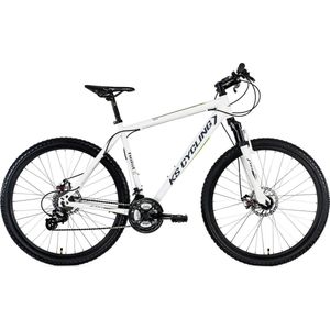 Ks Cycling Fiets Hardtail mountainbike 27,5"" Heist met 24 versnellingen wit - 46 cm