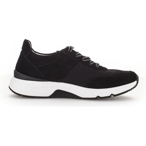 Gabor rollingsoft sensitive 46.897.37 - dames rollende wandelsneaker - zwart - maat 37 (EU) 4 (UK)