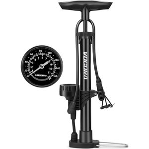 Fietspomp met Drukmeter voor Presta en Schrader Kleppen - Ideaal voor Fietsen en Autobanden