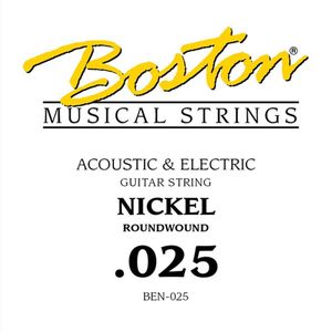 Boston BEN-025 025 snaar, nickel roundwound