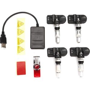 Bandenspanningscontrolesysteem USB TPMS met interne sensor voor Android-navigatie - Auto Accessoire .