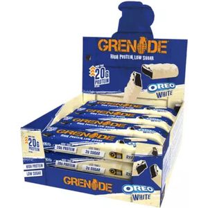 Grenade Carb Killa Proteine Repen - Oreo White Protein Bar - 720 gram (12 eiwitrepen)