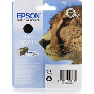 Epson Cheetah inktpatroon Black T0711 DURABrite Ultra Ink